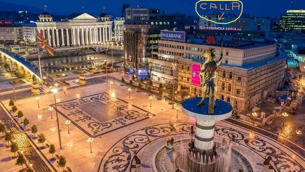 Calla 5 Apartment - Main Square, In The City Shopping Center - Parking Slot With Security And Video Camera Skopje Esterno foto